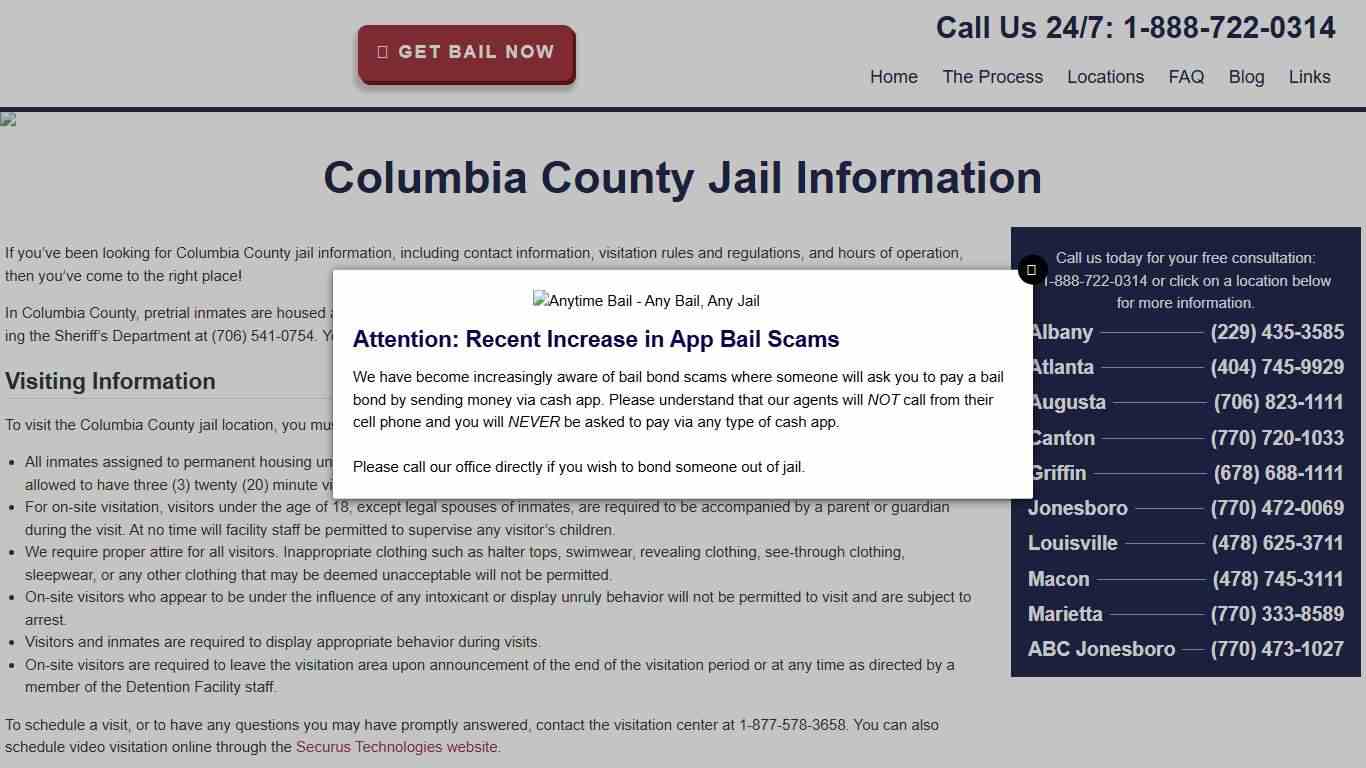 Columbia County Jail Information | Columbia County Georgia